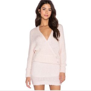 ASILIO “The Pink Slipper” Skirt matching cardigan